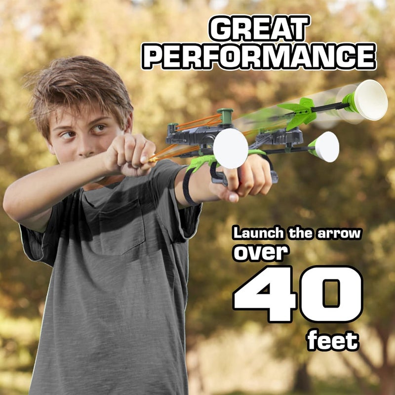 Zing Air Hunterz Wrist Bow - Includes 1 Wrist Bow and 3 Suction Cup Arrows, Launches Arrows Up to 40 ft - Image 4